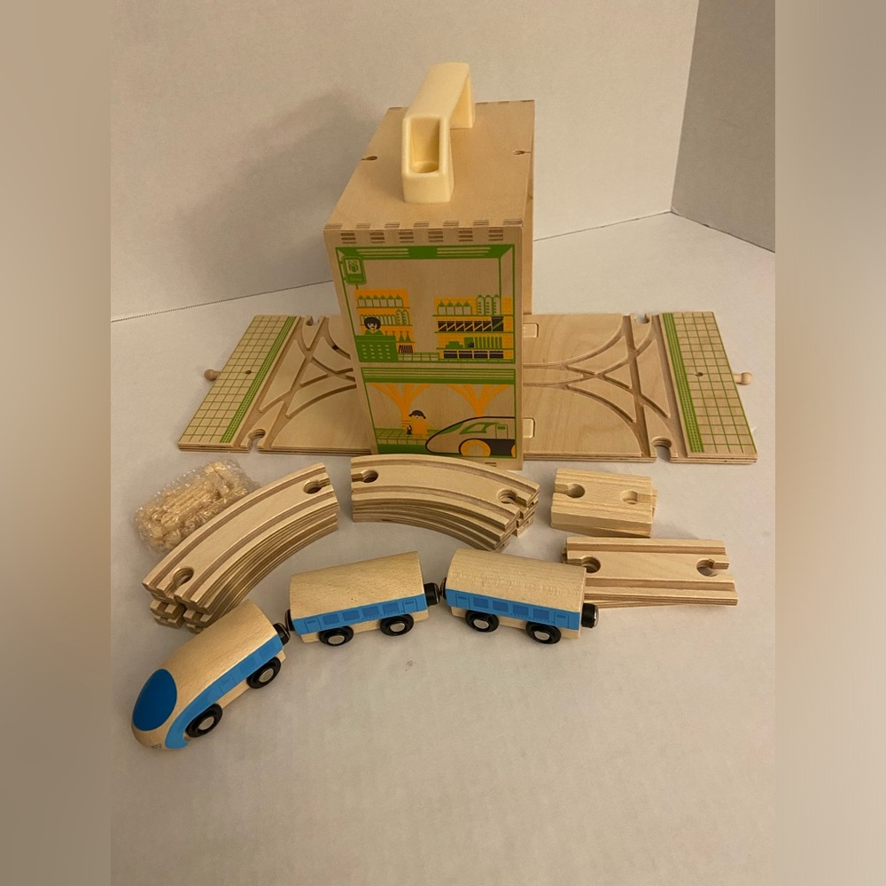Wooden Train Set